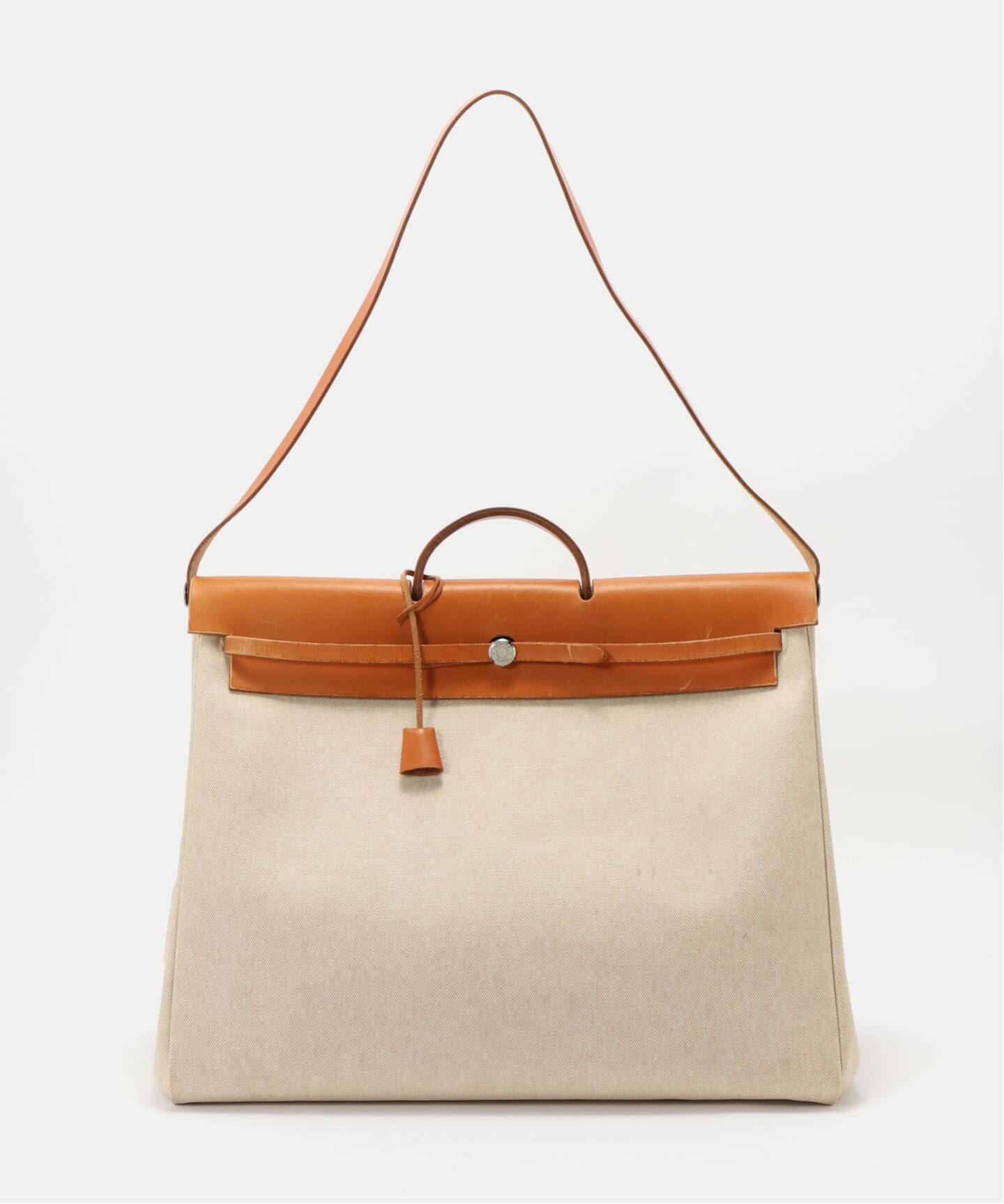 VINTAGE HERMES / エルメス エールバッグGM NAT [B]（ショルダーバッグ