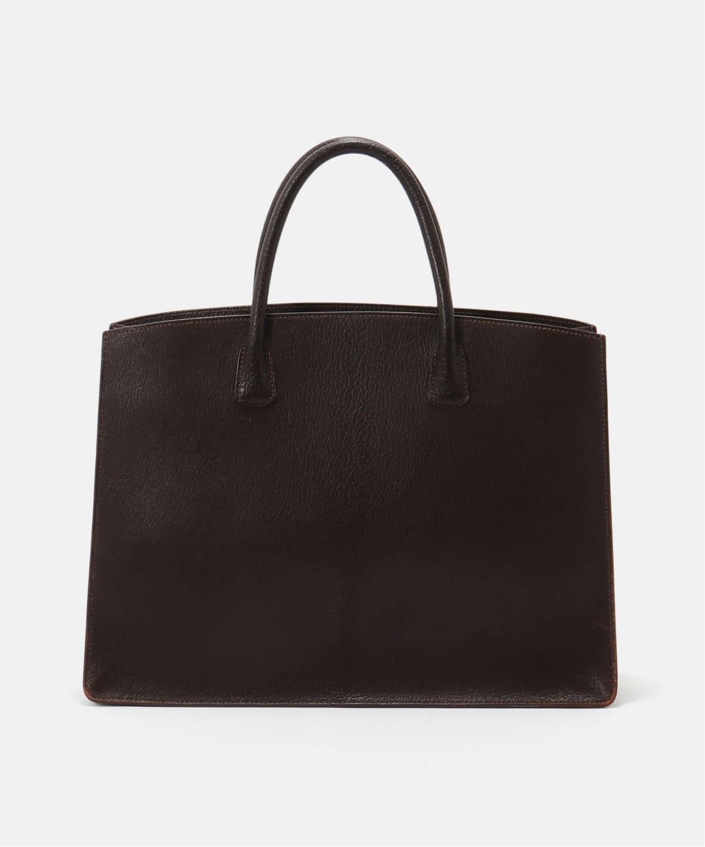 VINTAGE HERMES / エルメス ホワイトバス GM ブラウン（ハンドバッグ