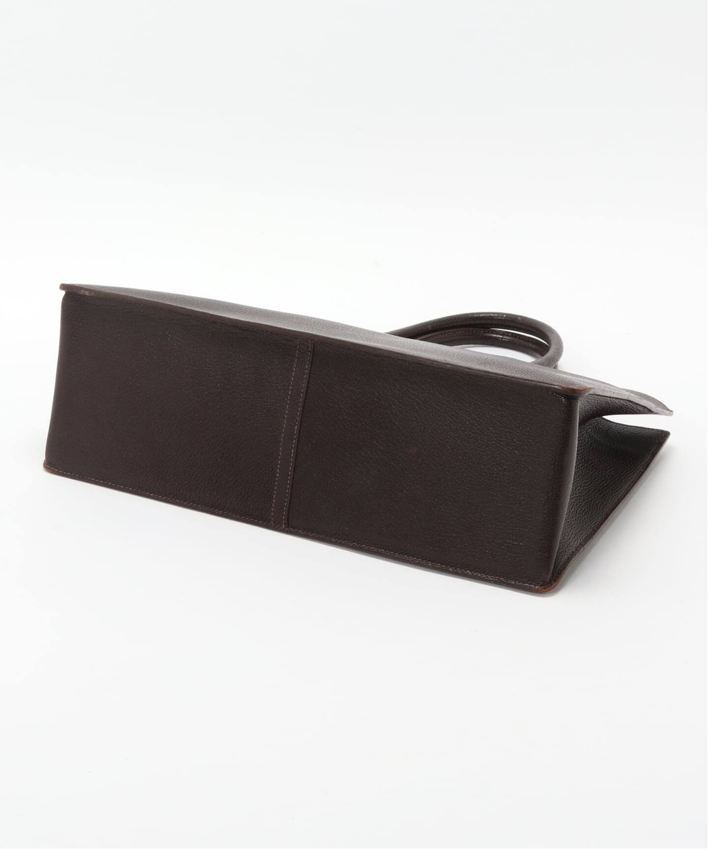 VINTAGE HERMES / エルメス ホワイトバス GM ブラウン（ハンドバッグ