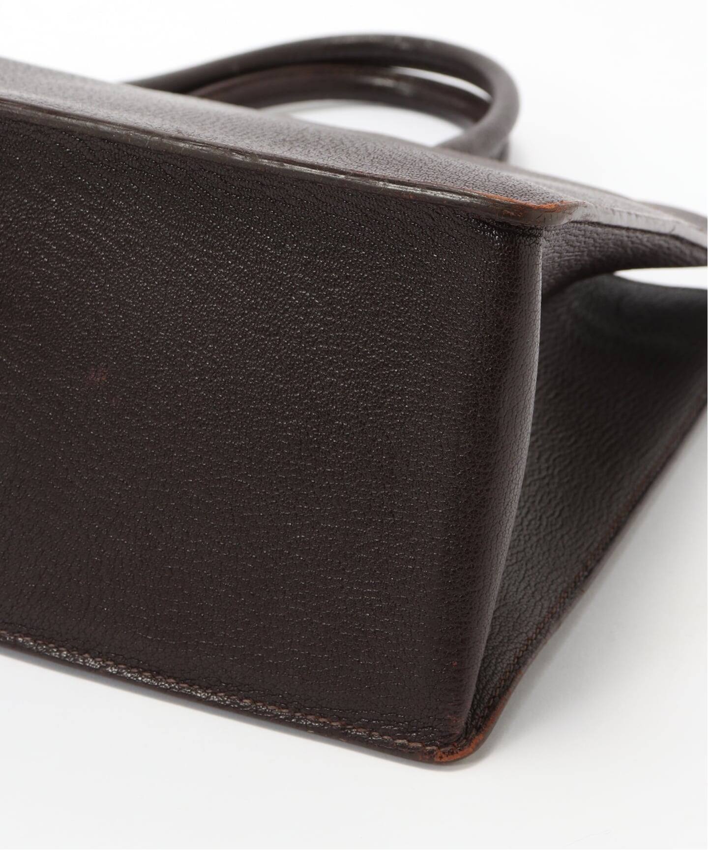 VINTAGE HERMES / エルメス ホワイトバス GM ブラウン（ハンドバッグ