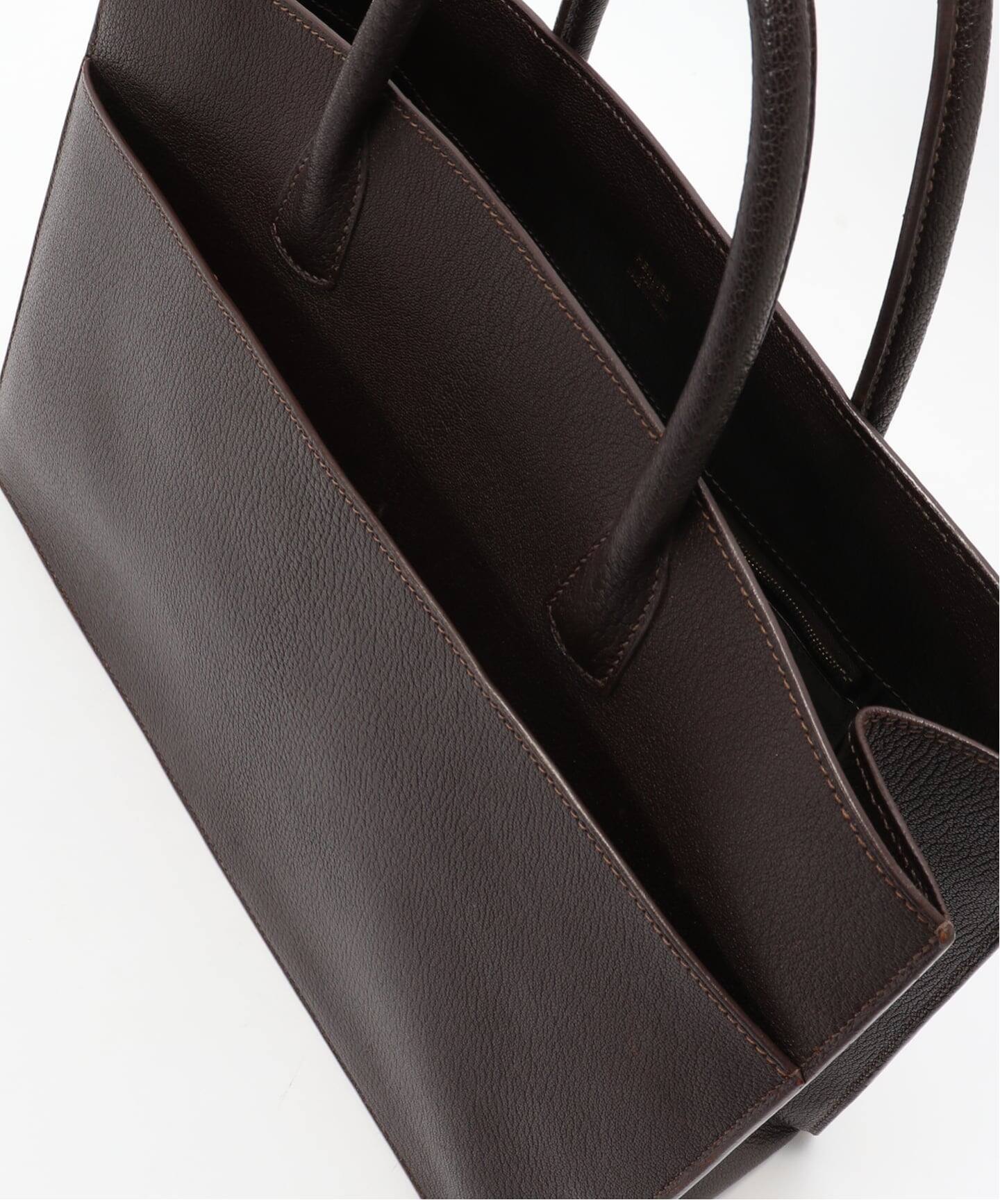 VINTAGE HERMES / エルメス ホワイトバス GM ブラウン（ハンドバッグ