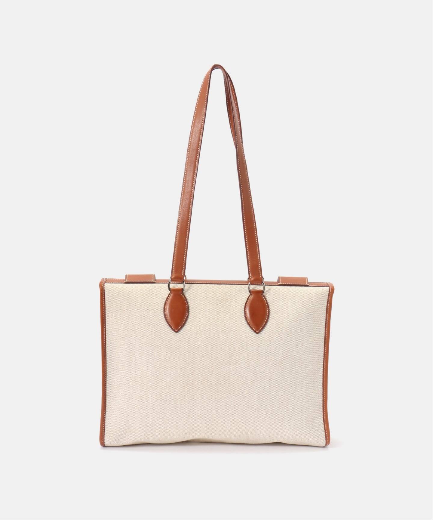 VINTAGE HERMES / エルメス カバ35 トワルアッシュ（トートバッグ