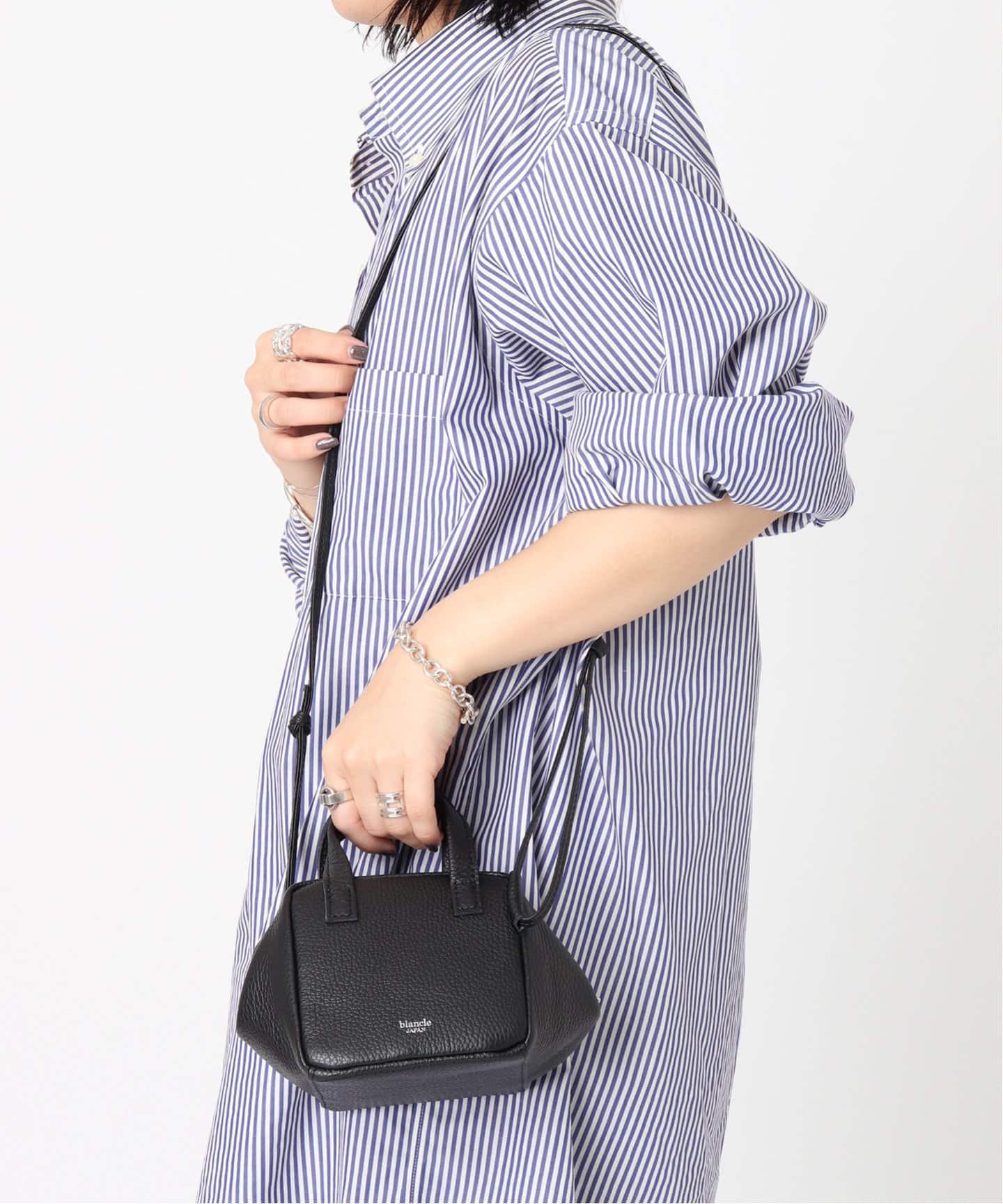 blancle♥新品未使用 DEFORMATION DICE BAG M.LEATHER DEFORMATION DICE BAG - blancle online store