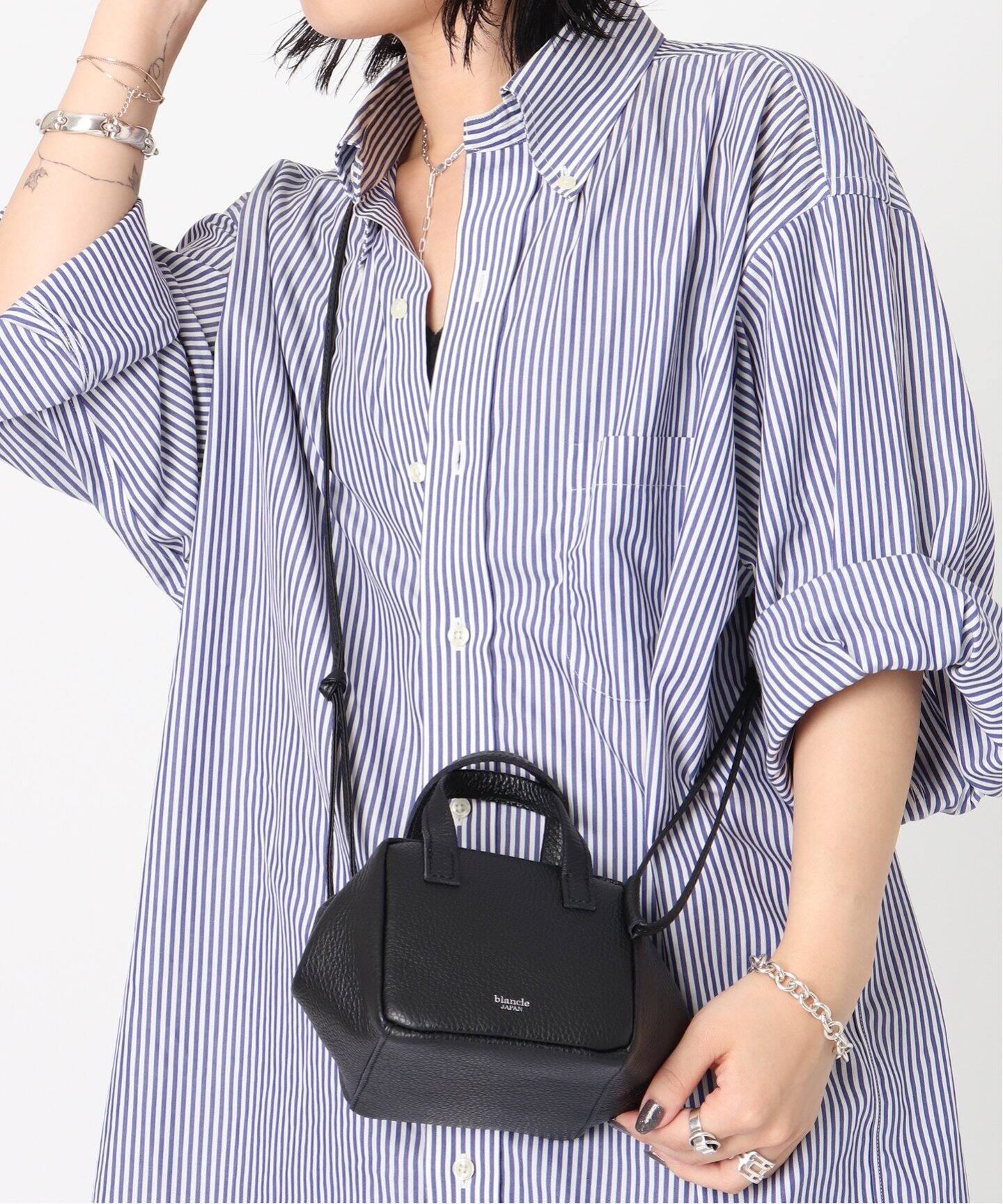 blancle♥新品未使用 DEFORMATION DICE BAG blancle/ ブランクレ】S.LETHER Deformation dice bag（ショルダー