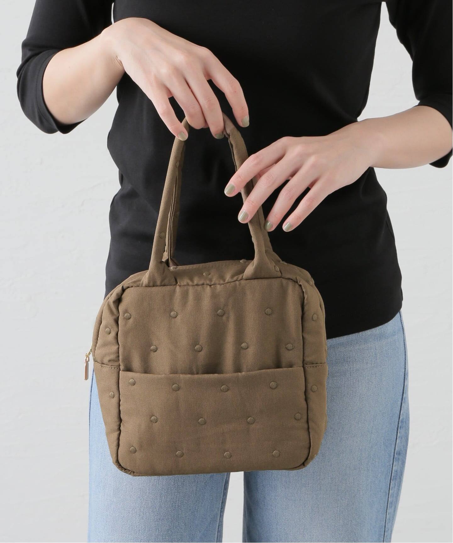 イエナ（IENA）/ドットキルトジップバッグ ドットキルトジップバッグ（その他バッグ）｜IENA（イエナ）の通販