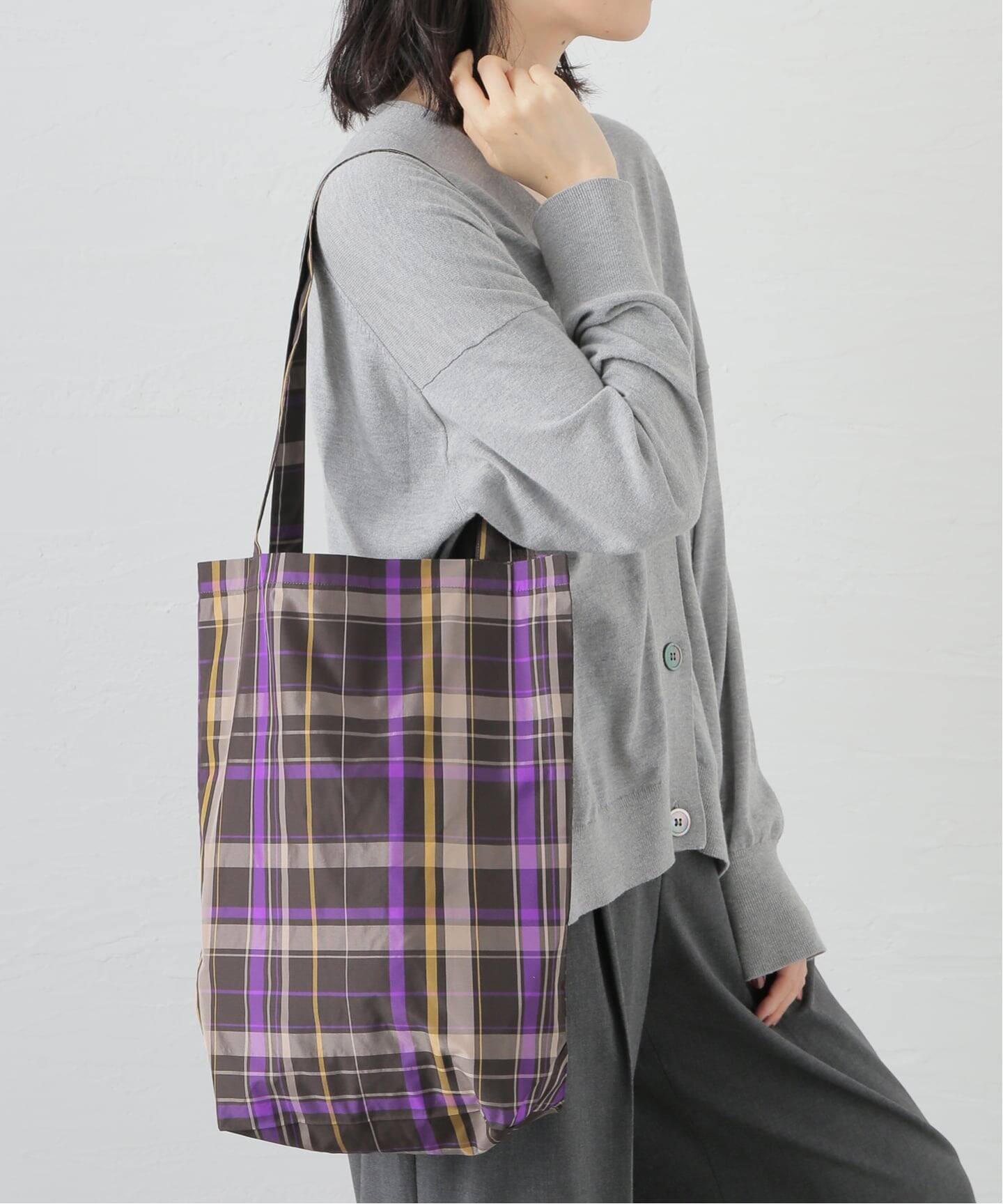 GRUPPOCINQUEカラーチェックトート（トートバッグ）｜IENA（イエナ）の
