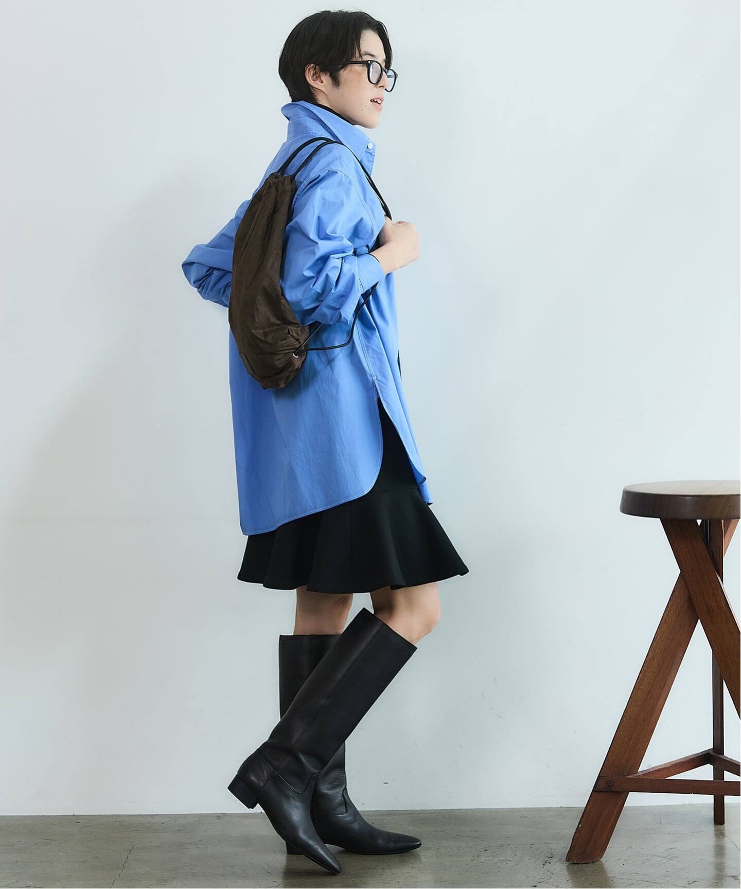 BLACK レオパードナップサック（バックパック／リュック）｜IENA