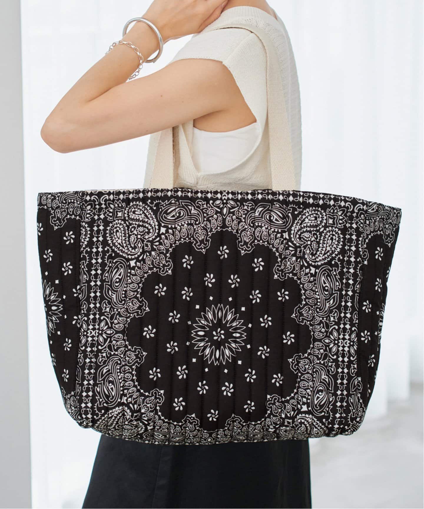 MALUS/マリュス BANDANA QUILTING BIG BAG トートバッグ（トート