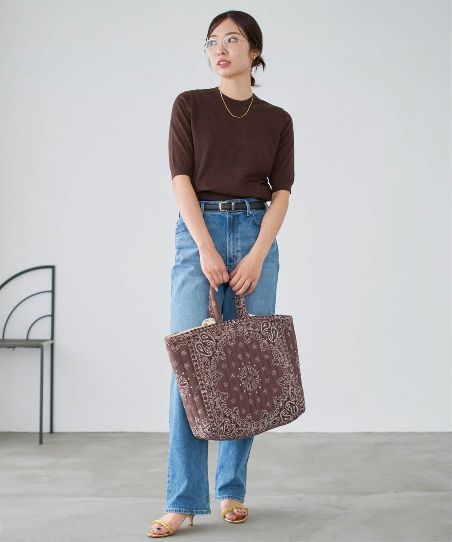予約》MALUS/マリュス BANDANA QUILTING BIG BAG トートバッグ