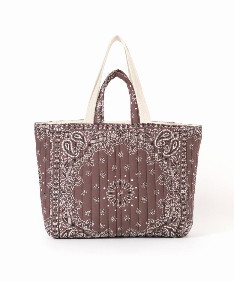 MALUS/マリュス BANDANA QUILTING BIG BAG トートバッグ（トートバッグ 