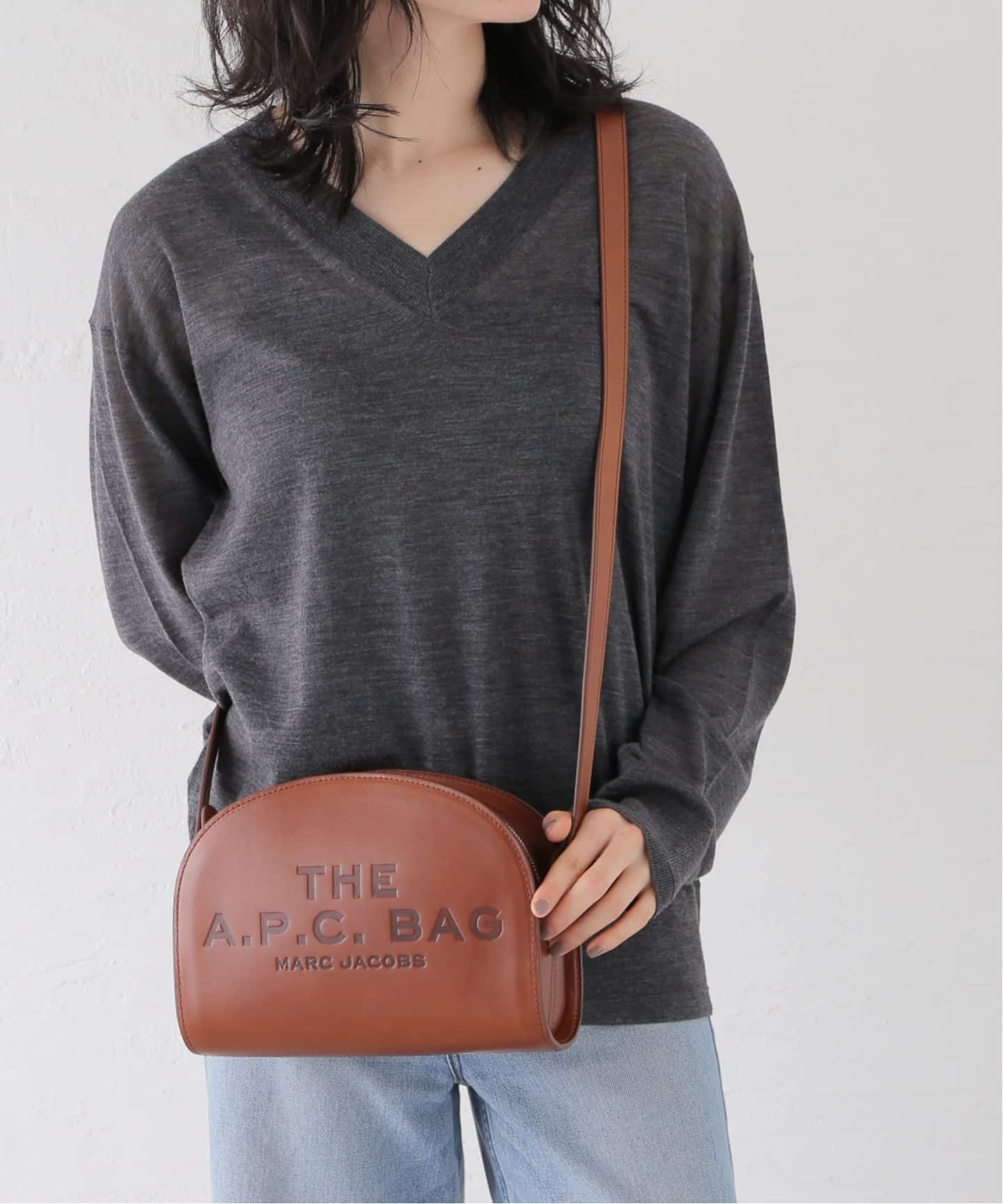 A.P.C./アーペーセー DENIM LUNE BAG-SMOOTH バッグ（ショルダーバッグ