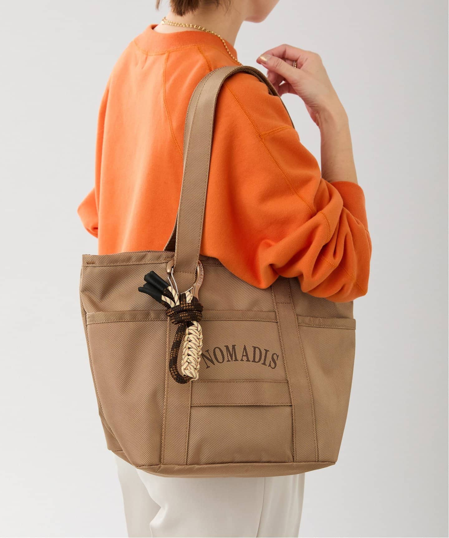 【別注】NOMADIS / WEEKEND petit トートバッグ ブラウン NOMADIS/ノマディス 別注 WEEKEND Petit トートバッグ（トート