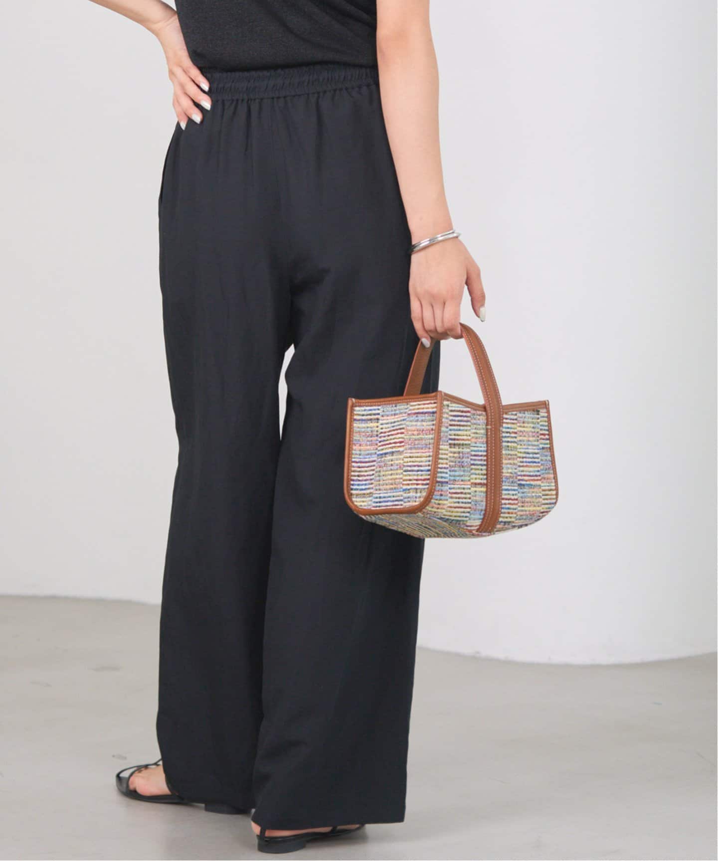 A VACATION/ア ヴァケーション SEE SAW BAG LINE CHECK（ハンドバッグ