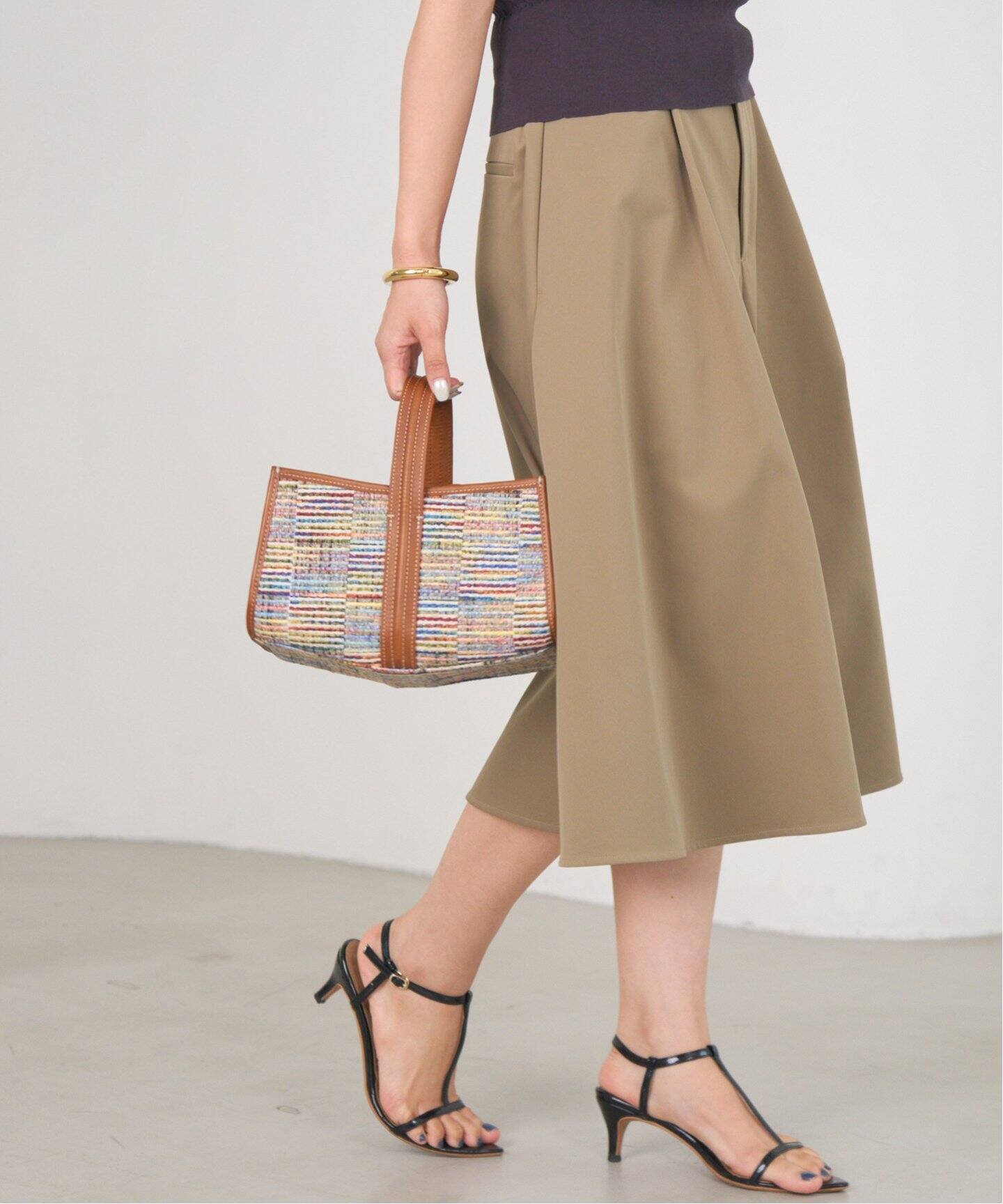 A VACATION/ア ヴァケーション SEE SAW BAG LINE CHECK