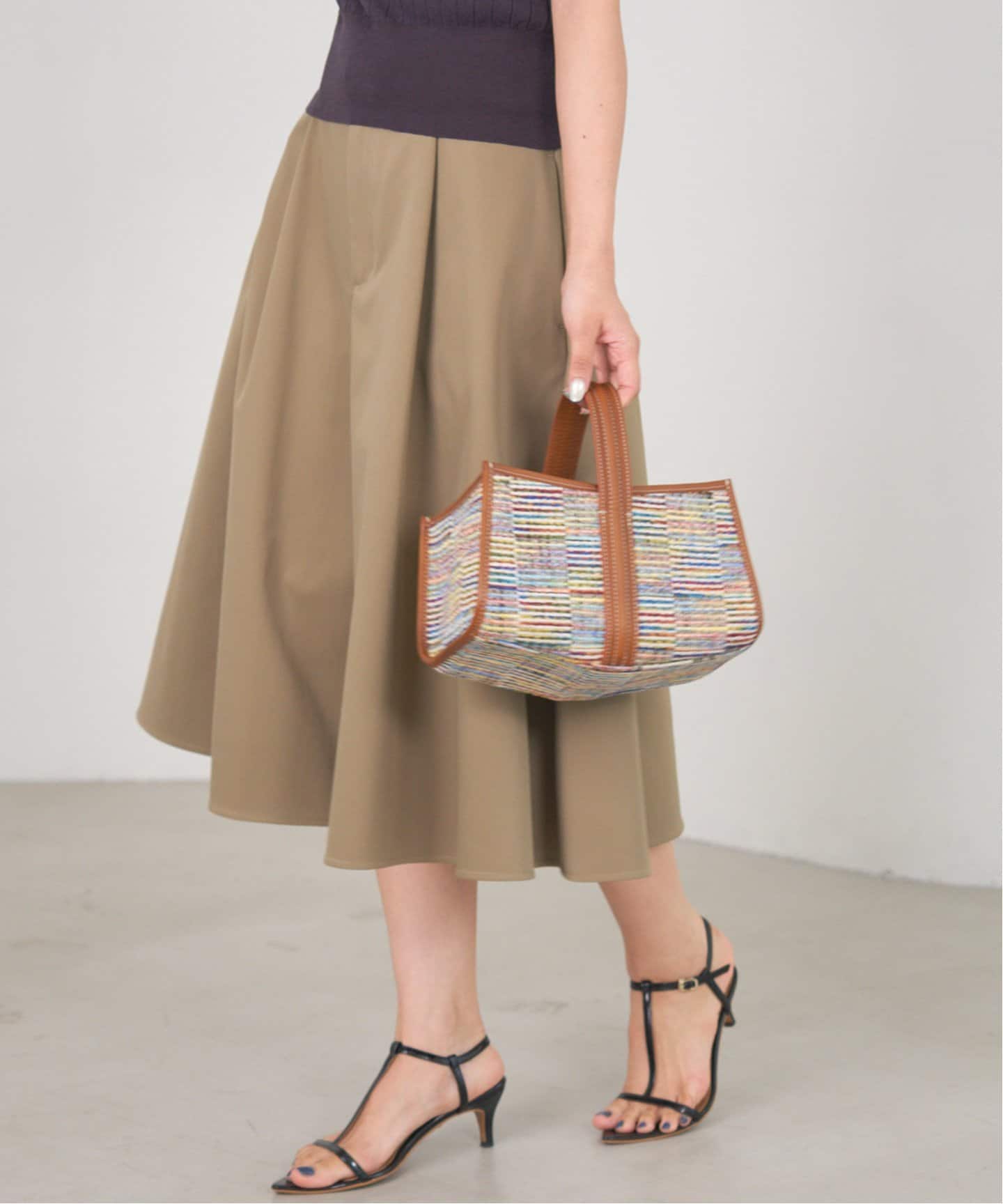 <A VACATION＞SEE SAW チェック バッグ IENA ハンドバッグ 「追加」A VACATION/ア ヴァケーション SEE