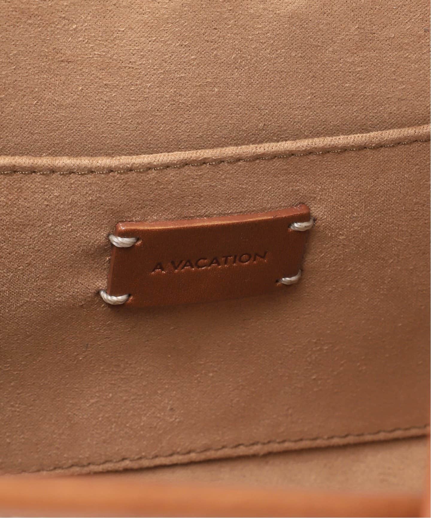 A VACATION/ア ヴァケーション SEE SAW BAG LINE CHECK（ハンドバッグ