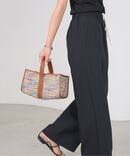A VACATION/ア ヴァケーション SEE SAW BAG LINE CHECK
