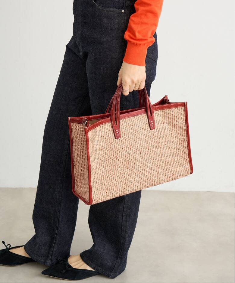 A VACATION/ア ヴァケーション BREAD M SUMAC STRIPE トートバッグ 