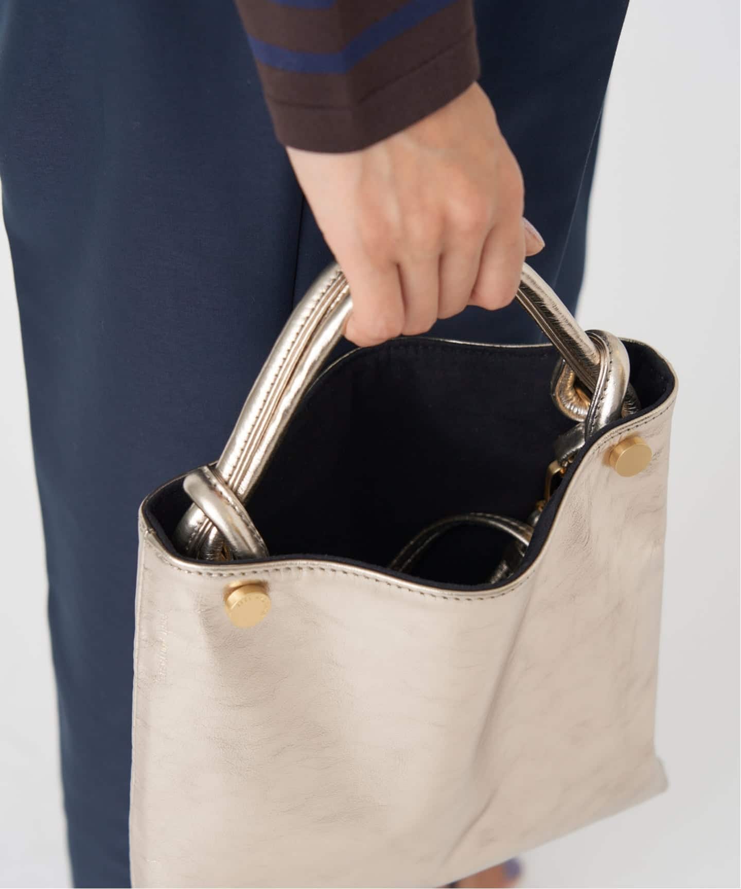 FEEL AND TASTE/フィールアンドテイスト bar-knot flat ショルダー