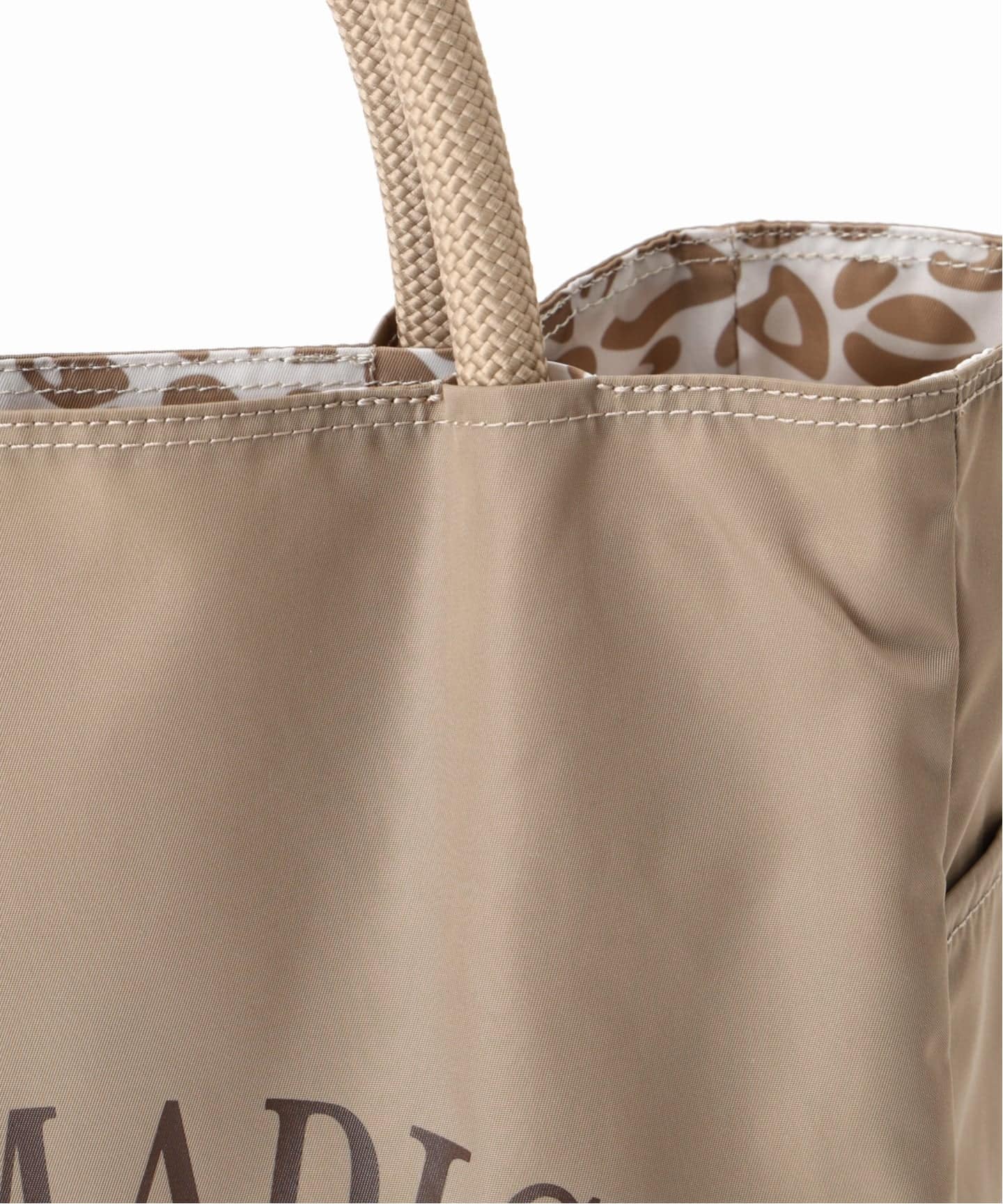美品　NOMADIS ノマディス トートバック リバーシブルベージュ グリーン NOMADIS/ノマディス 別注 SAC WIDE リバーシブルトートバッグ