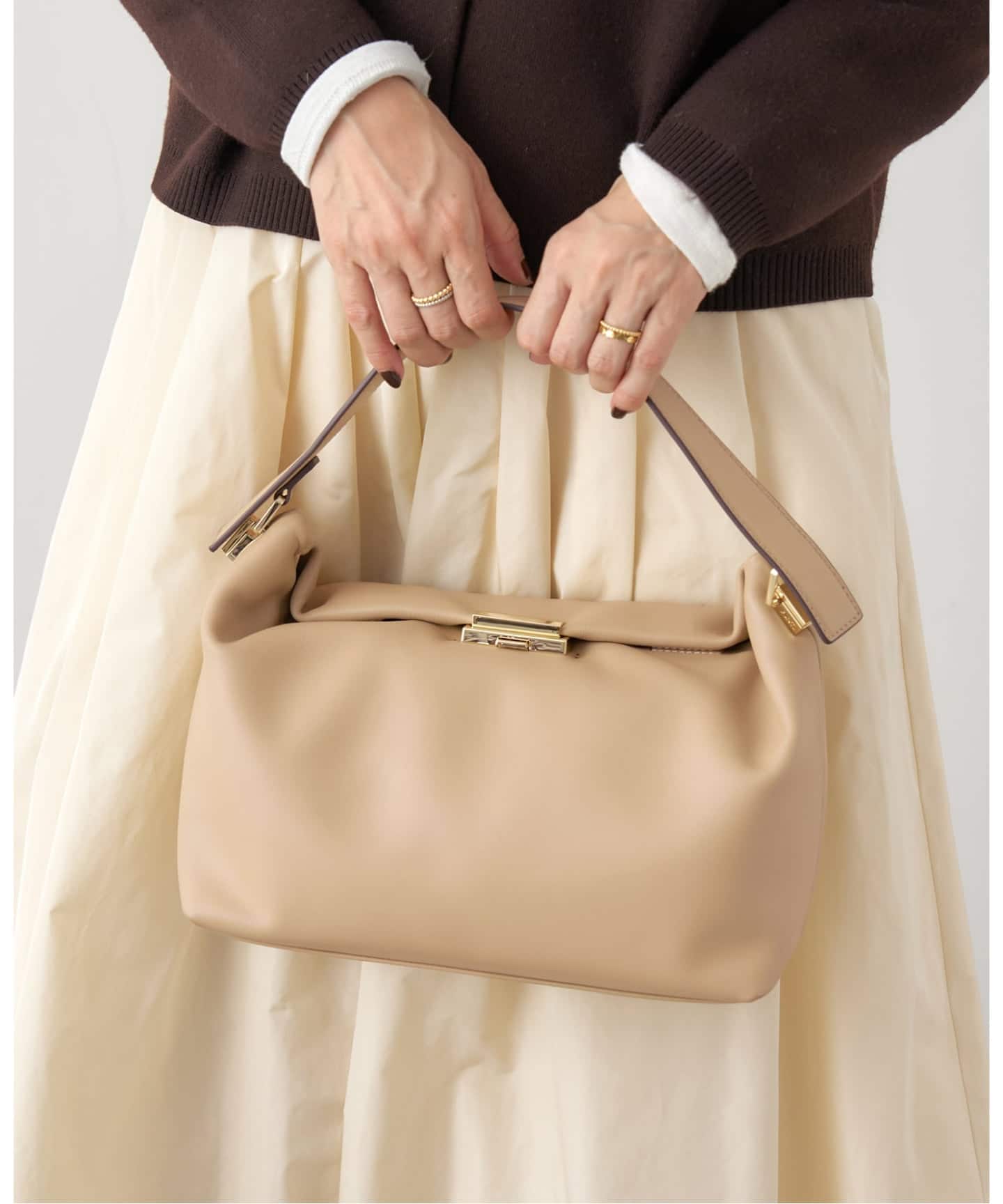 PUNTI./プンティ GRAFT BOX ハンドバッグ（ハンドバッグ）｜IENA