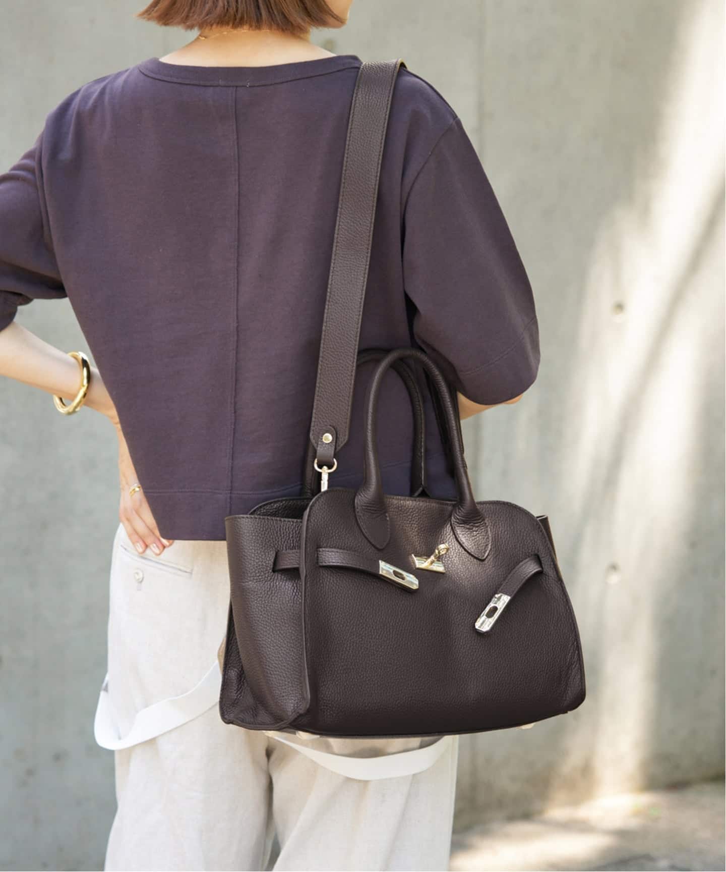 IENA 【AULENTTI/オウレンティ】BODY BAG IENA トートバッグ AULENTTI/オウレンティ 別注 BELT BAG