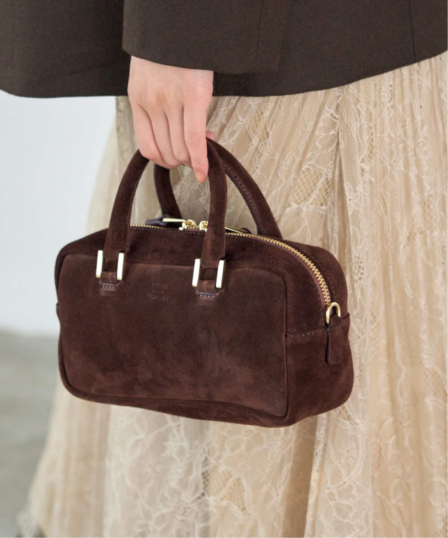 IENA★マニュエルミラノBOSTON MINI ミニボストンバッグ Manuel MILANO/マニュエルミラノ BOSTON MINI ミニボストンバッグ