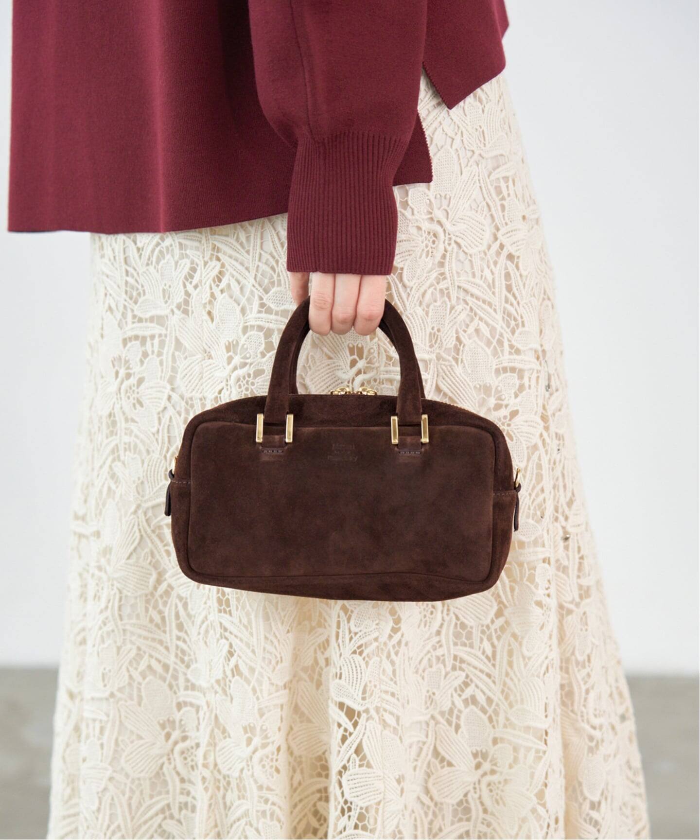 Manuel MILANO/マニュエルミラノ BOSTON MINI ミニボストンバッグ