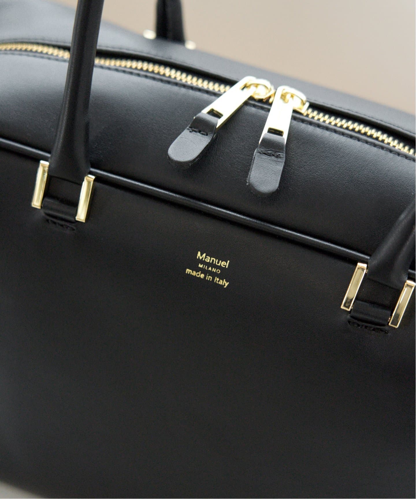 予約》Manuel MILANO/マニュエルミラノ LEATHER BOSTON ボストン