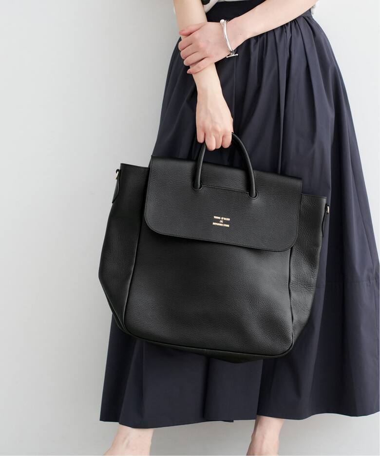 YOUNG&OLSEN/ヤングアンドオルセン EMBOSSED LEATHER TOTE M（トート 