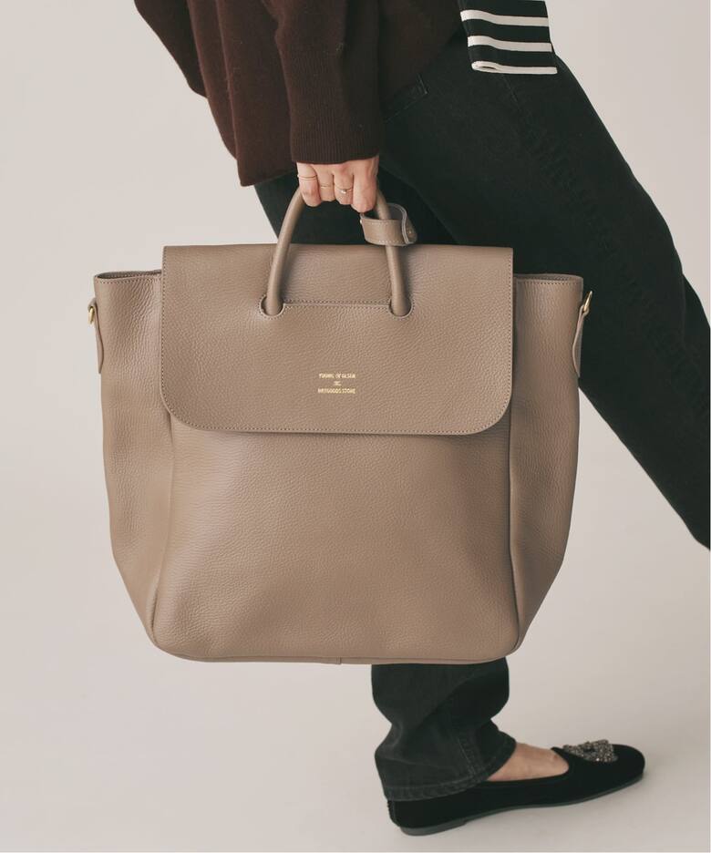 YOUNG OLSEN EMBOSSED LEATHER TOTE M YOUNG OLSEN The DRYGOODS