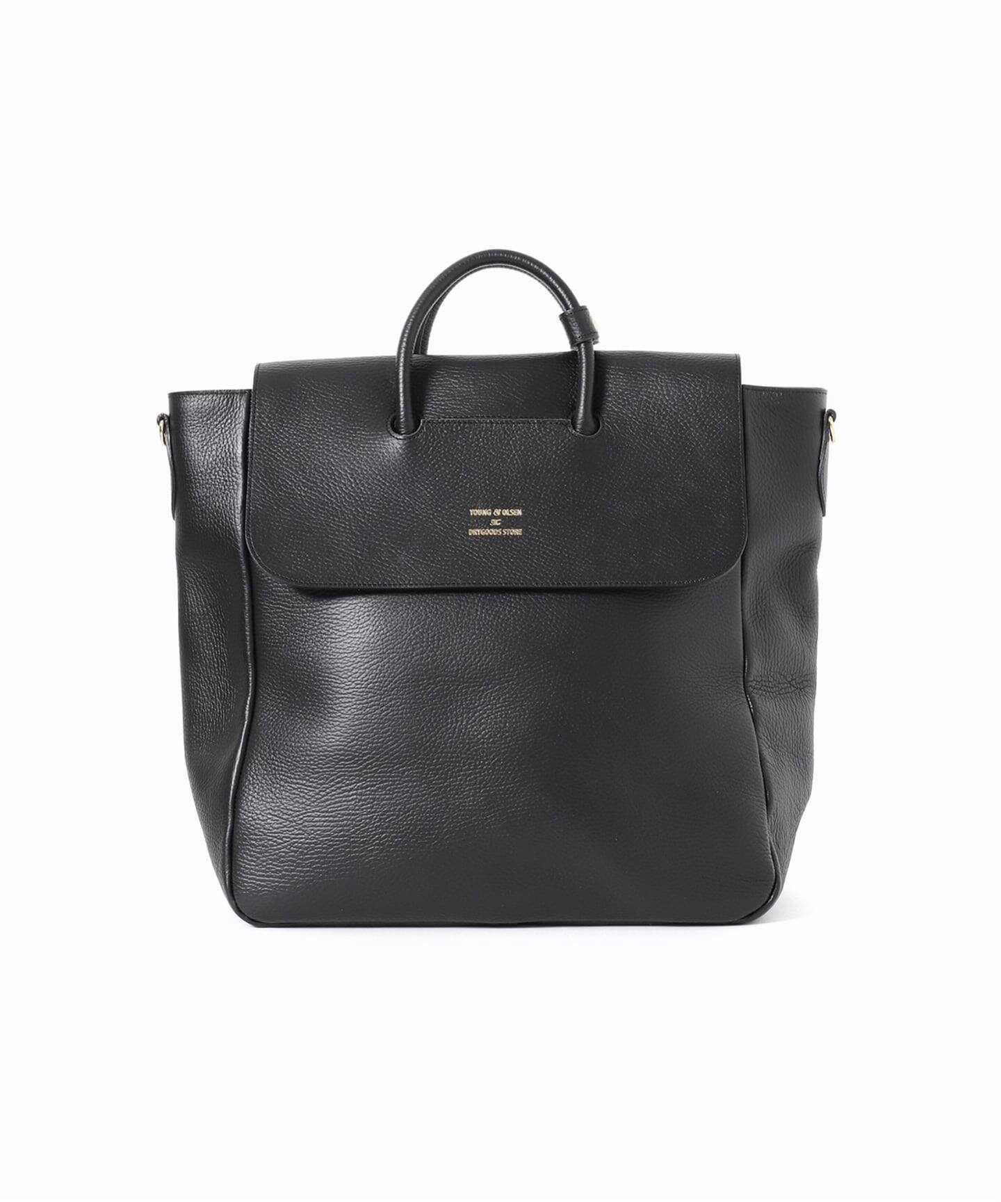 YOUNG&OLSEN/ヤングアンドオルセン EMBOSSED LEATHER TOTE M（トート 