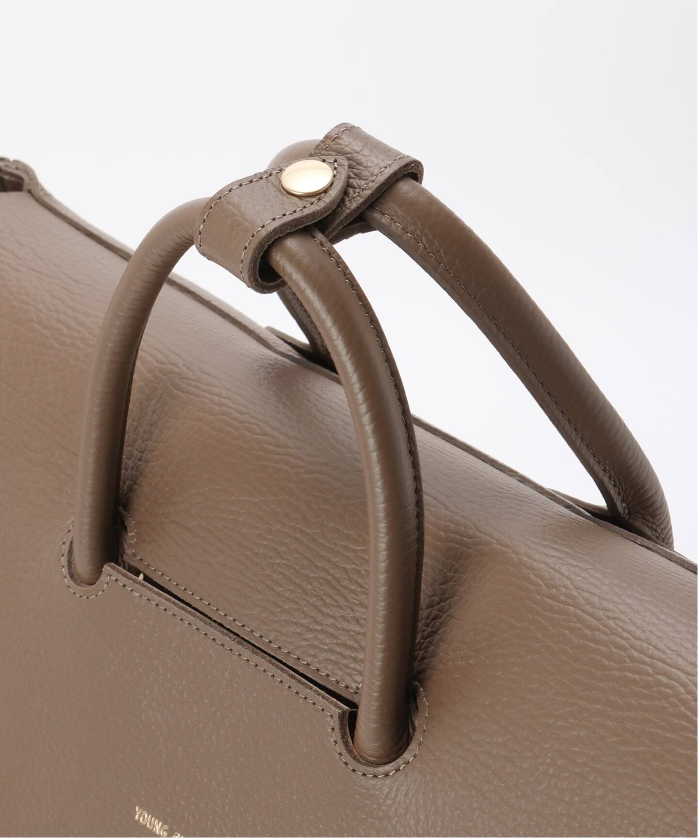 YOUNG&OLSEN/ヤングアンドオルセン EMBOSSED LEATHER TOTE L バッグ