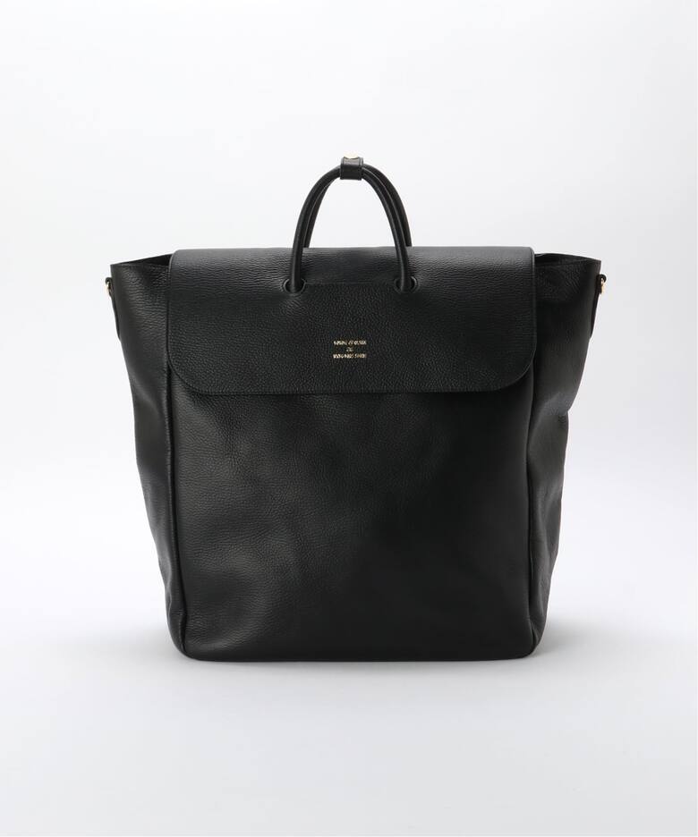 YOUNG&OLSEN/ヤングアンドオルセン EMBOSSED LEATHER TOTE L バッグ 