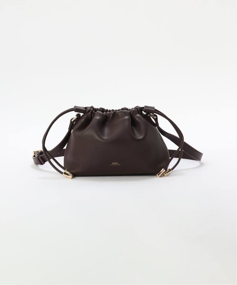 A.P.C./アーペーセー SAC NINON MINI-MATIERE バッグ（ショルダー 