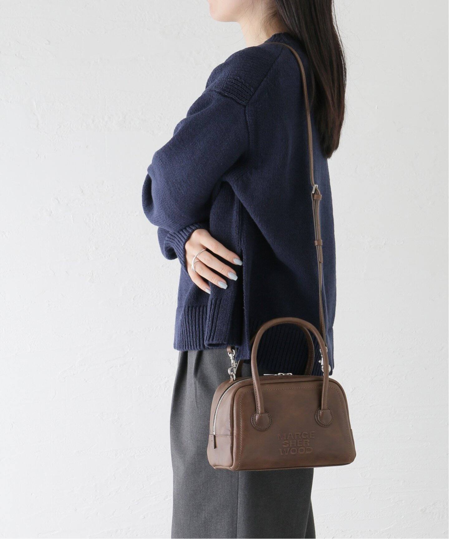 MARGE SHERWOOD/マージシャーウッド SOFT TOTE MINI ハンドバッグ 