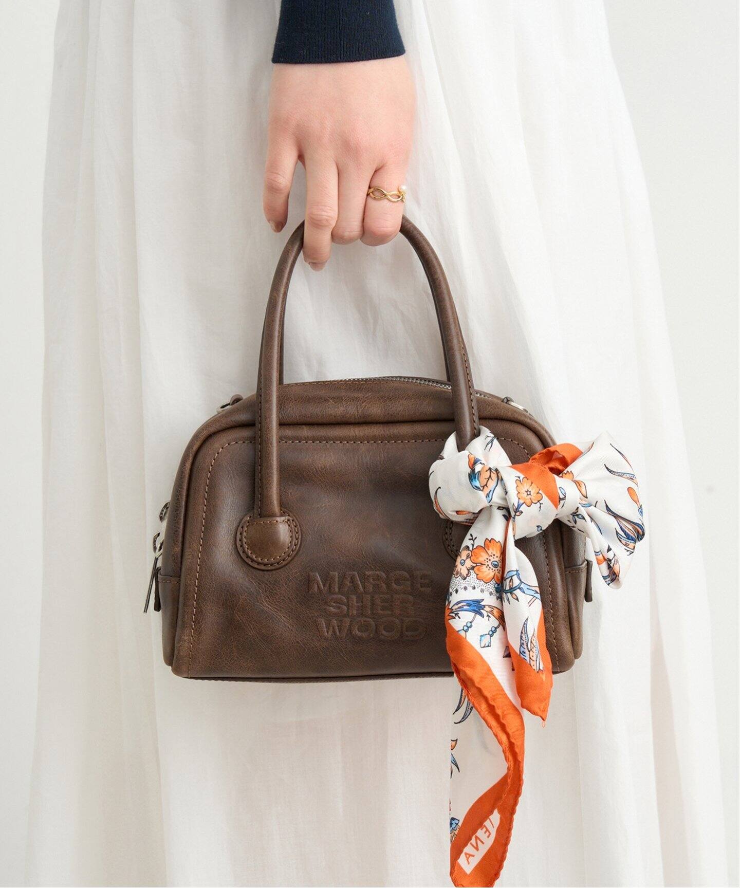 MARGE SHERWOOD/マージシャーウッド SOFT TOTE MINI ハンドバッグ 