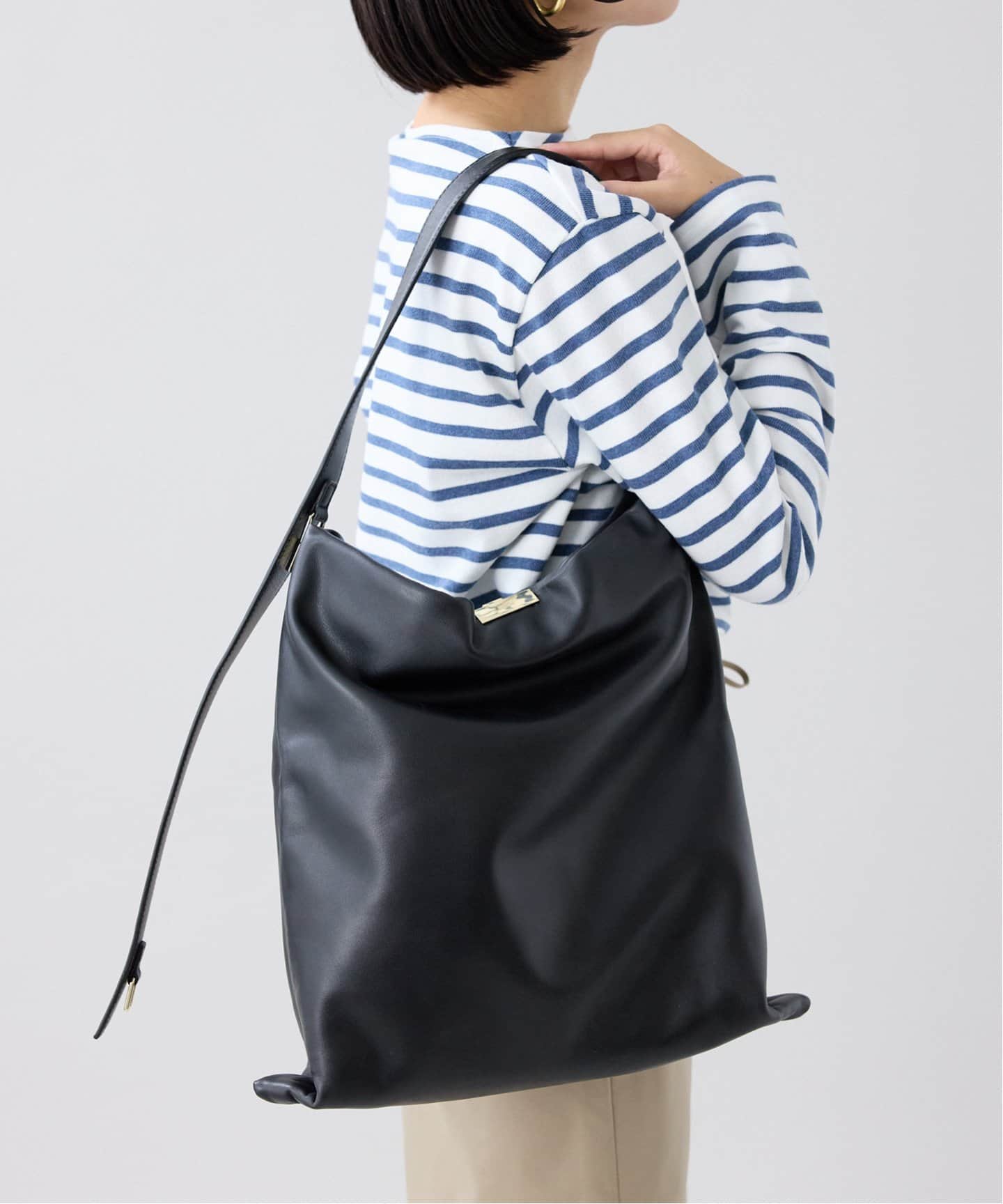 PUNTI.(プンティ)GRAFT L TOTE トートバッグ ブラッ 追加》PUNTI./プンティ GRAFT L TOTE トートバッグ（トート