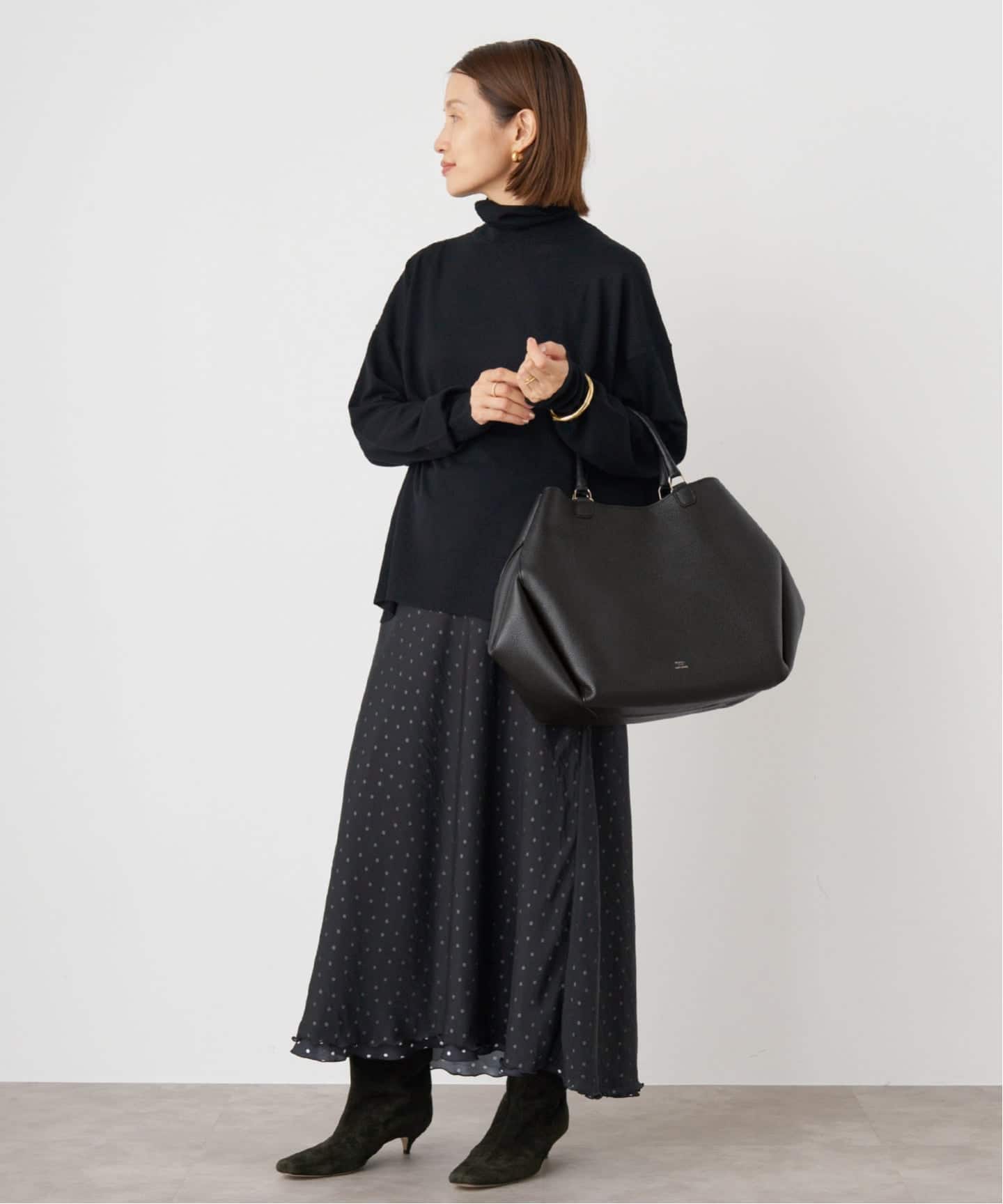 Manuel MILANO/マニュエルミラノ フォルムレザーBAG バッグ 6368