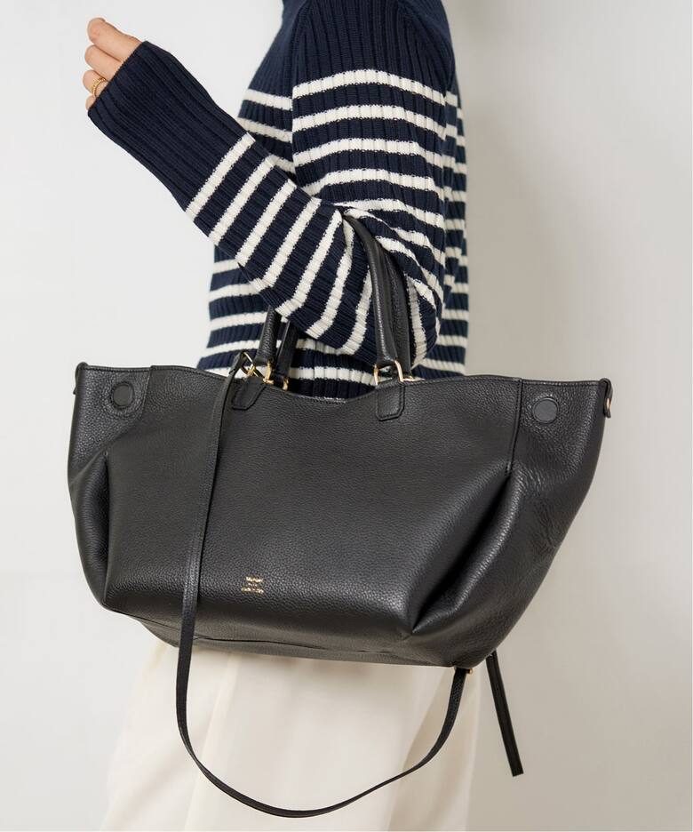 Manuel MILANO/マニュエルミラノ フォルムレザーMIDI BAG バッグ 6367 