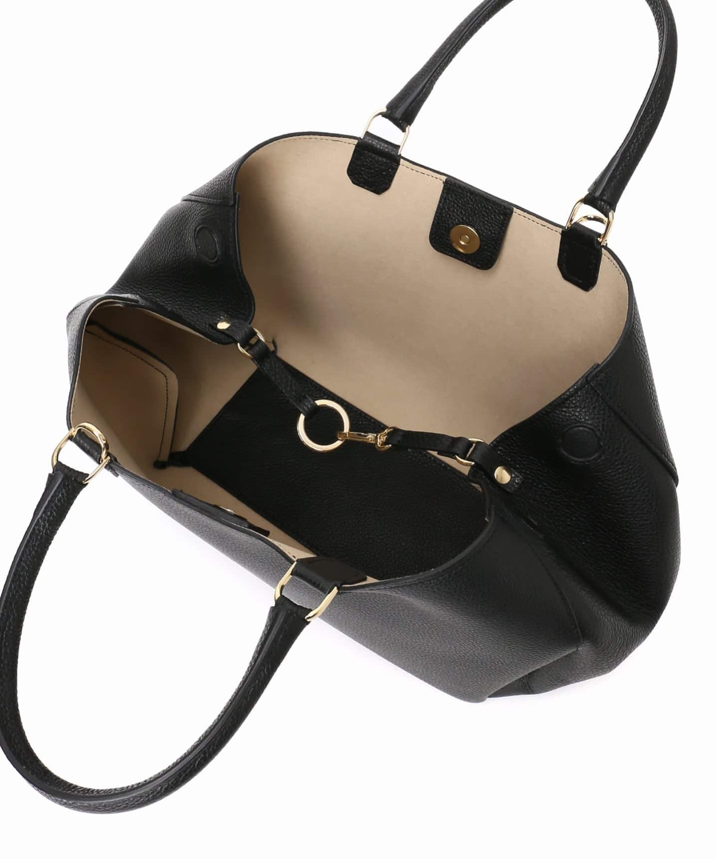 Manuel MILANO/マニュエルミラノ フォルムレザーMIDI BAG バッグ 6367