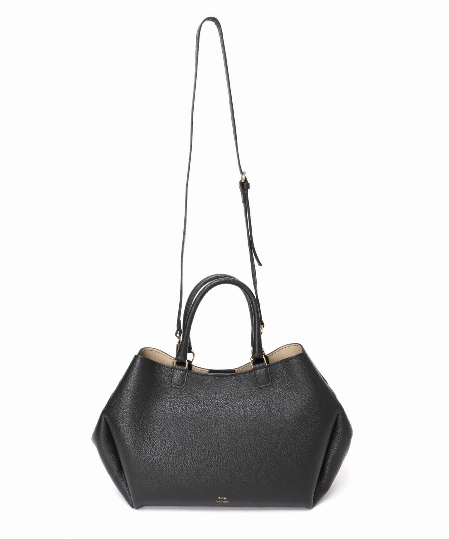 Manuel MILANO/マニュエルミラノ フォルムレザーMIDI BAG バッグ 6367