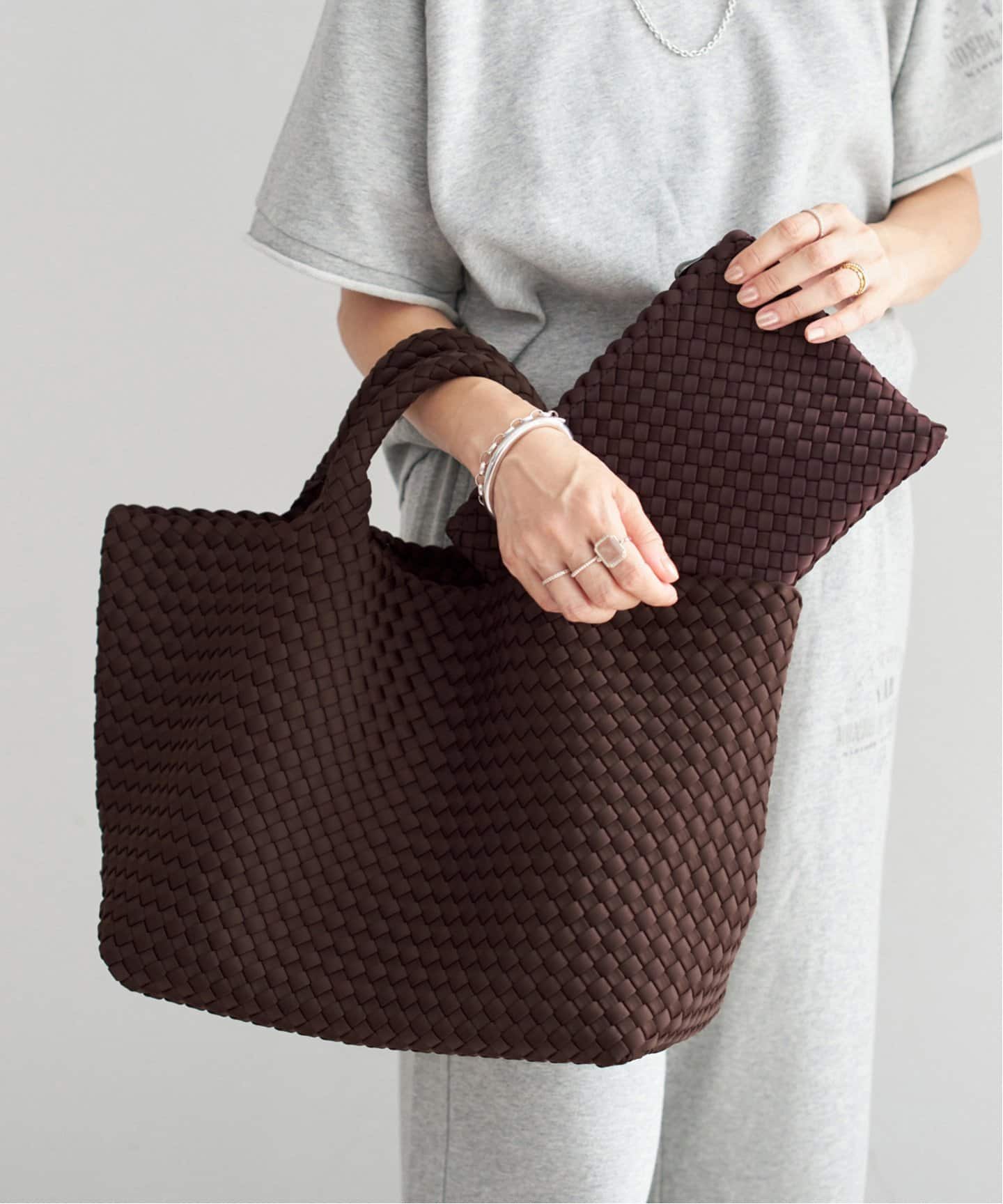 予約》NAGHEDI/ナゲディ St Barths Medium tote トートバッグ
