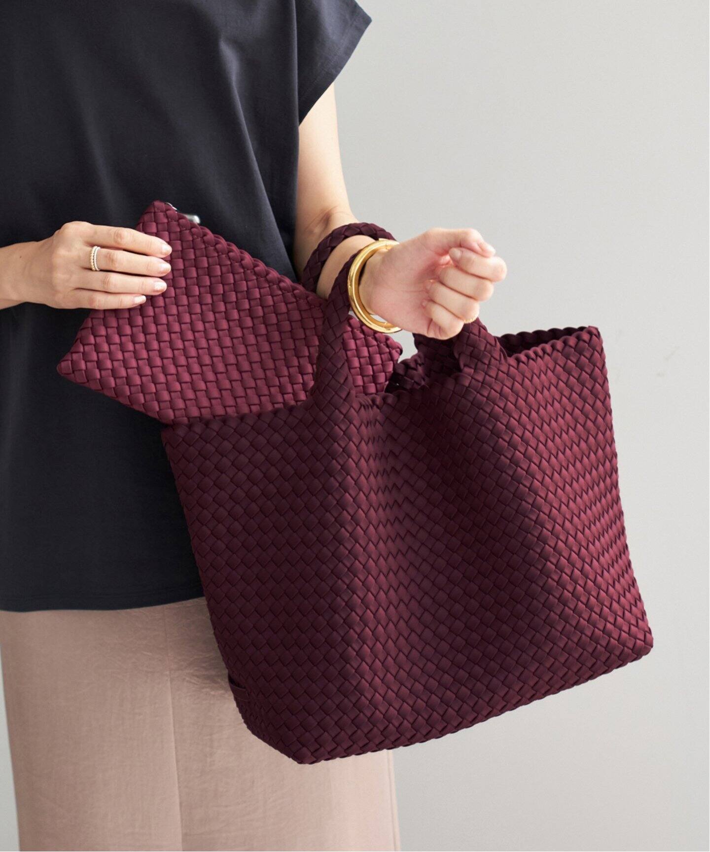 予約》NAGHEDI/ナゲディ St Barths Medium tote トートバッグ