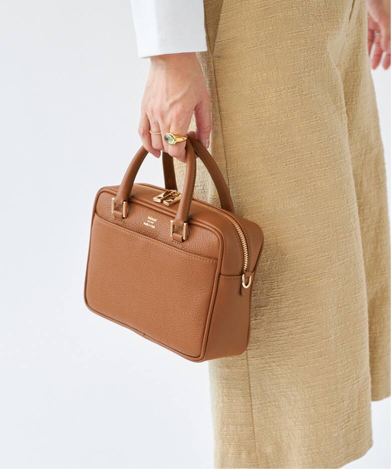 追加4》Manuel MILANO/マニュエルミラノ 別注 レザーバッグ MIDI  