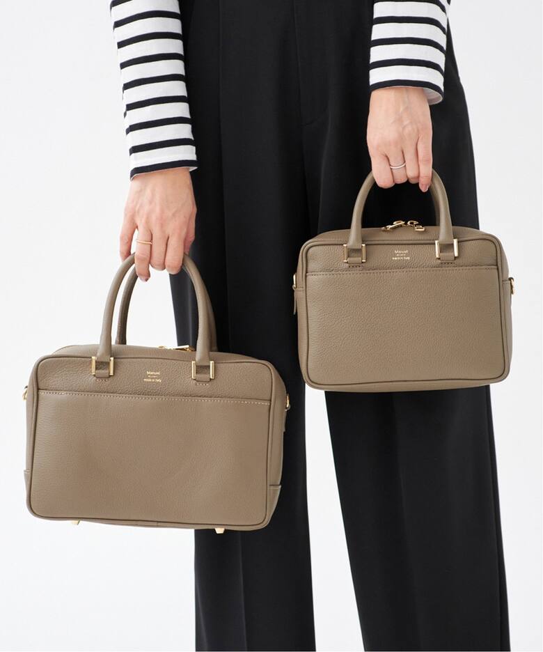 追加4》Manuel MILANO/マニュエルミラノ 別注 レザーバッグ MIDI  