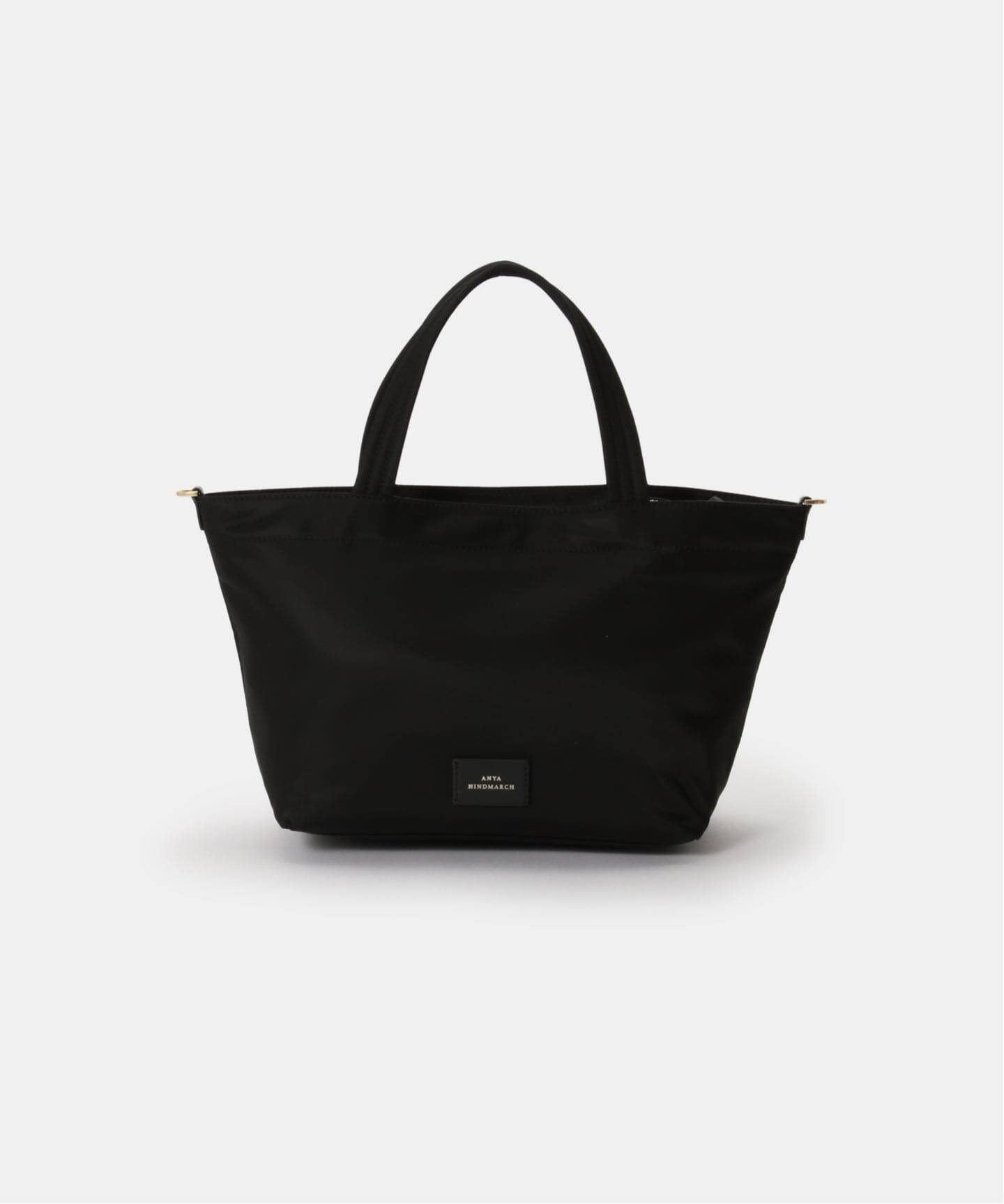 ANYA HINDMARCH/アニヤ ハインドマーチ E/W Tote Mini Eyes in Bla 