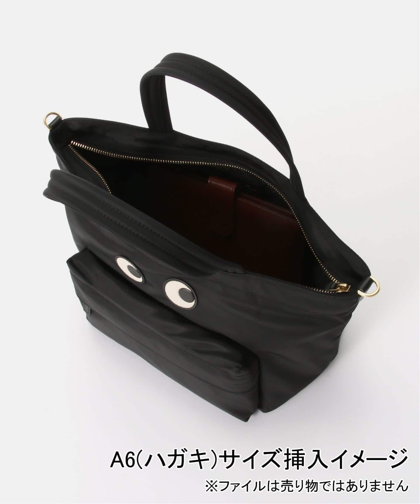 ANYA HINDMARCH/アニヤ ハインドマーチ E/W Tote Mini Eyes in Bla