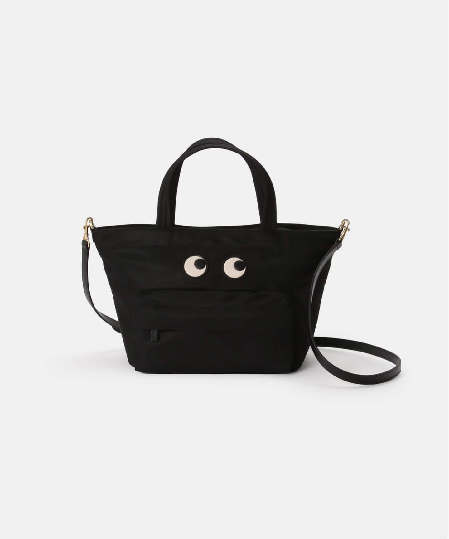 ANYA HINDMARCH/アニヤ ハインドマーチ E/W Tote Mini Eyes in Bla