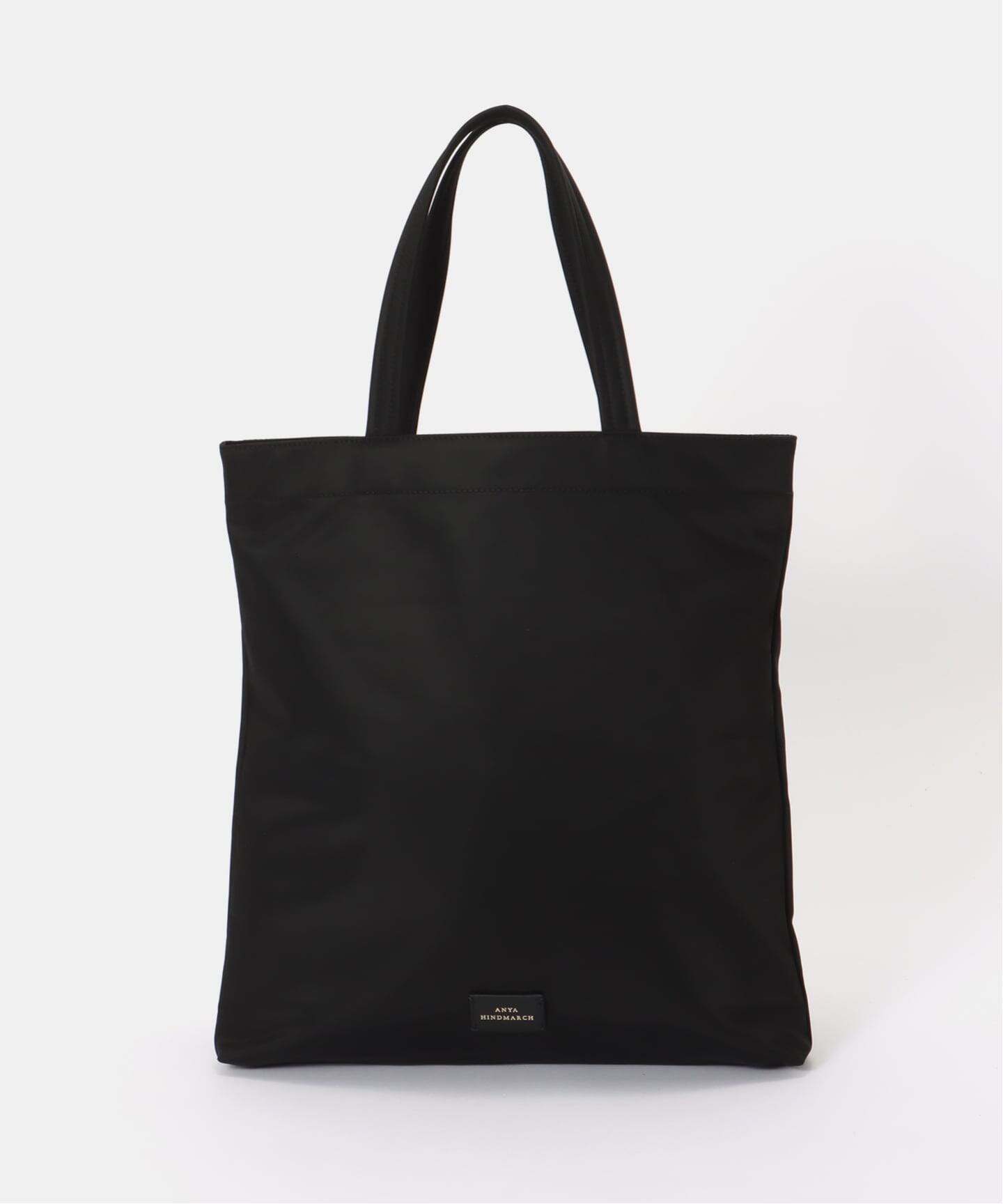 ANYA HINDMARCH/アニヤ ハインドマーチ Tote Eyes in Black ECONYL 